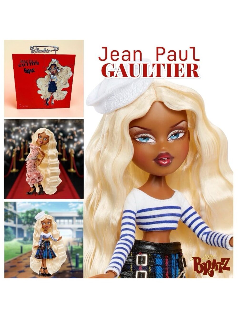 Bratz x Jean Paul Gaultier Designer Fashion Doll Brand New  Limited Edition!